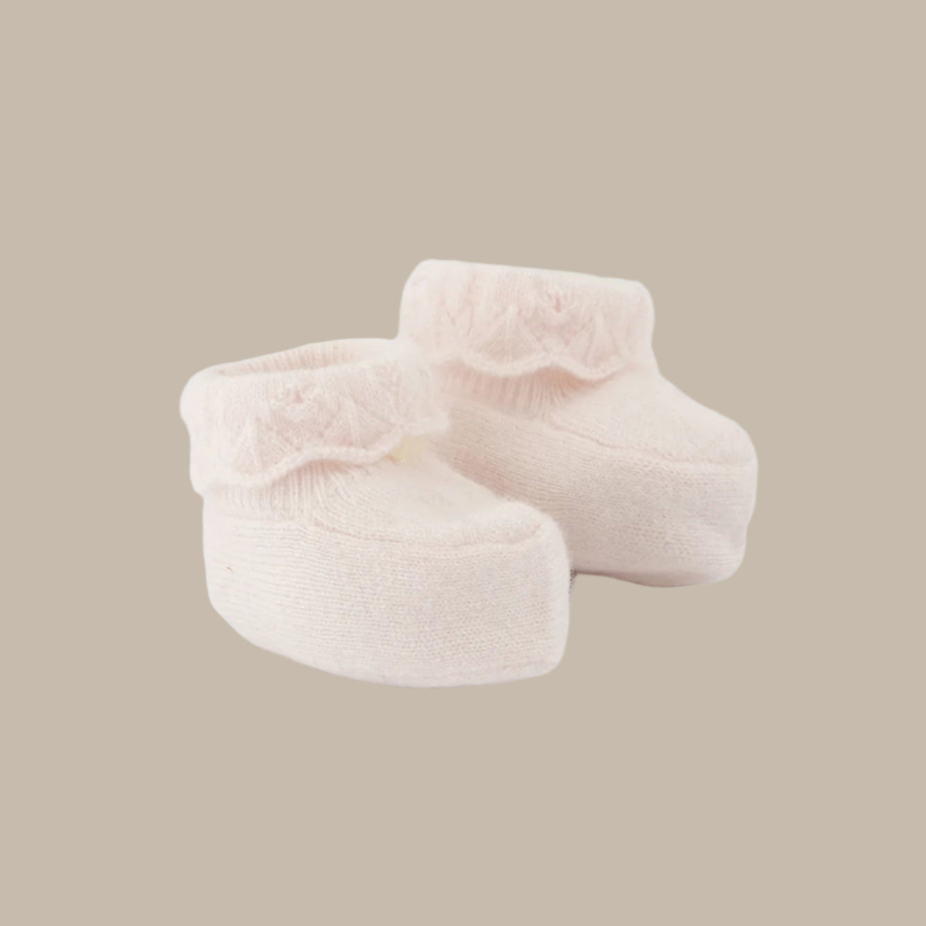 Tartine et Chocolat Rose Knit Slippers