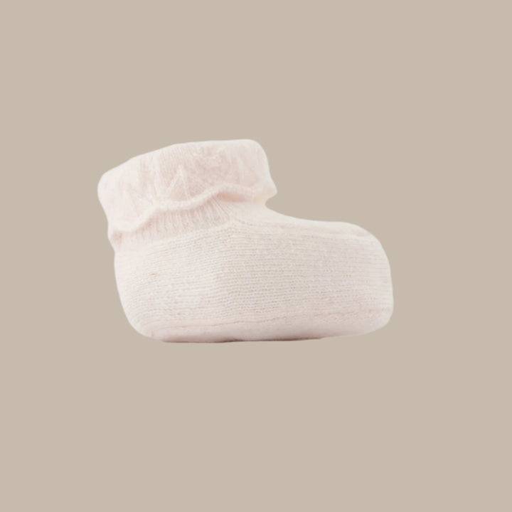 Tartine et Chocolat Rose Knit Slippers