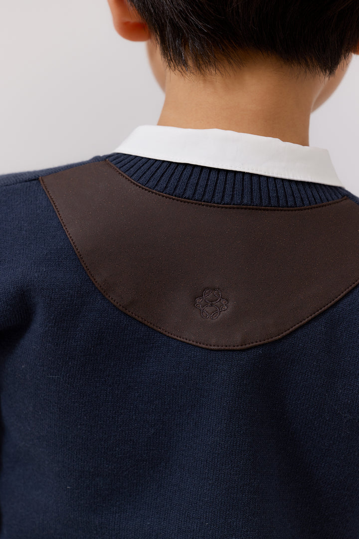 Boys Blue Sol Sweater | Cottier