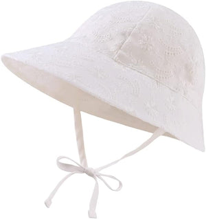 EYELET BABY SUNHAT