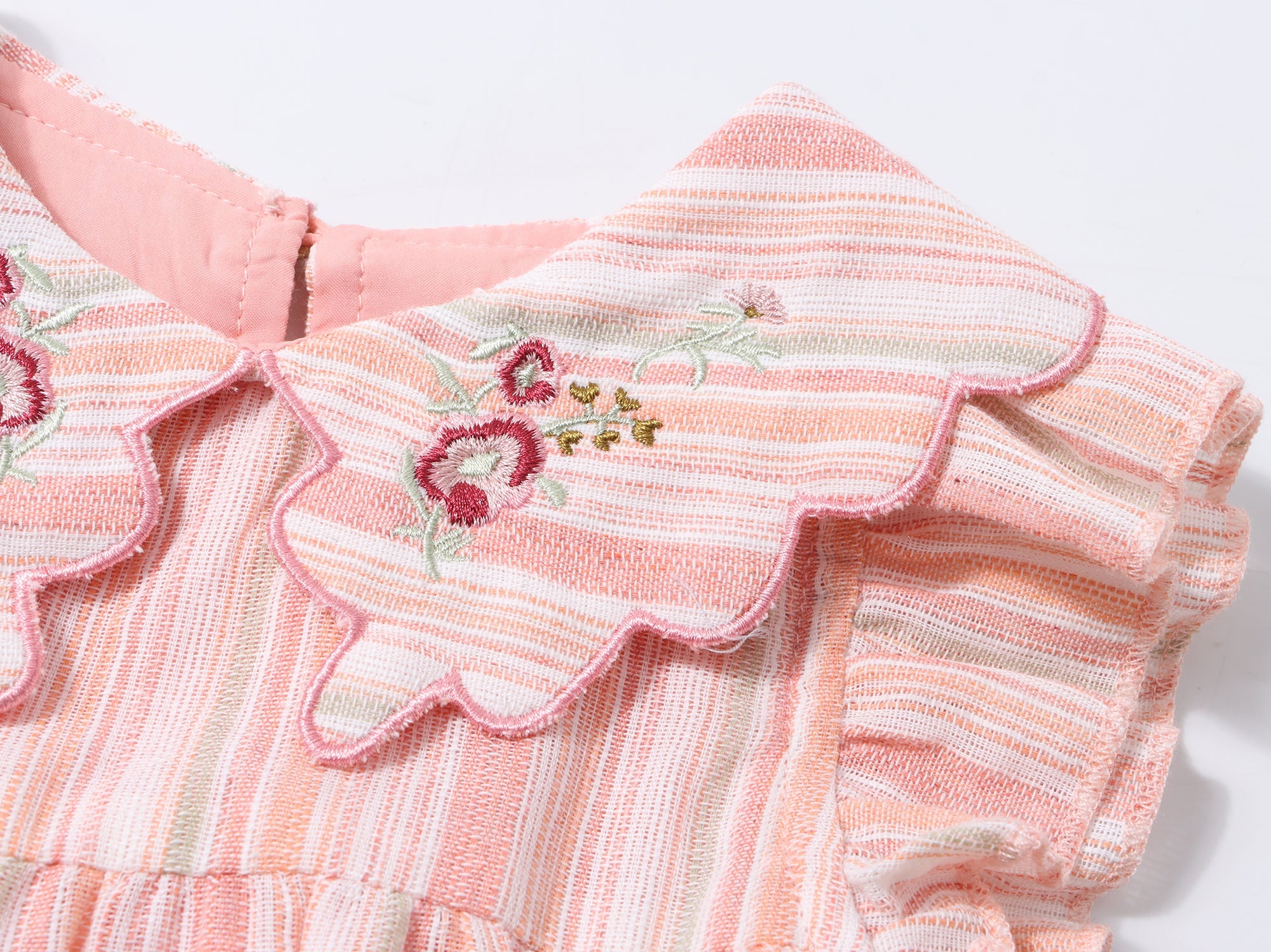 Limonana Colonial Blush Striped Romper