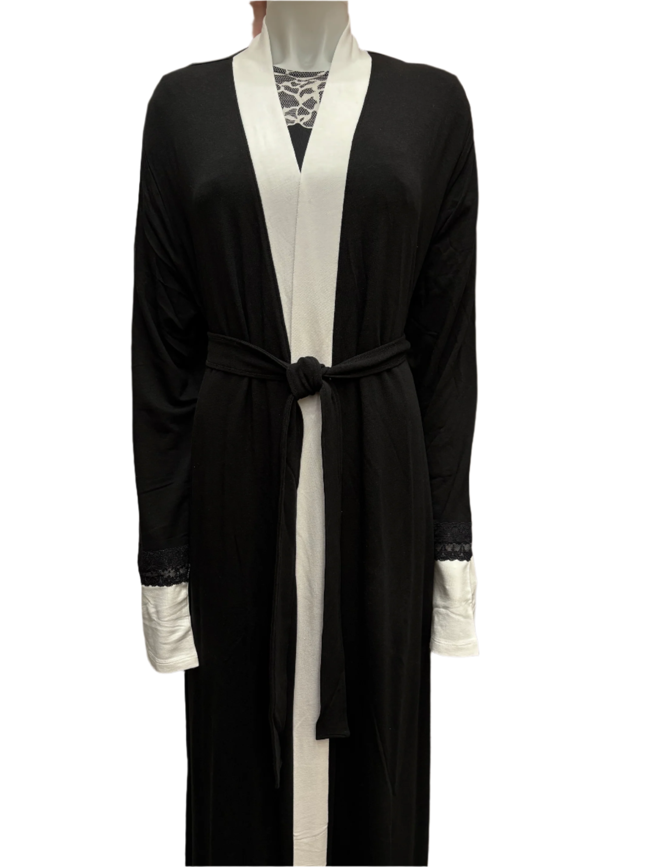 Luxury Peruvian Pima Cotton French Terry Wrap Robe - Ultra Soft & Breathable Loungewear