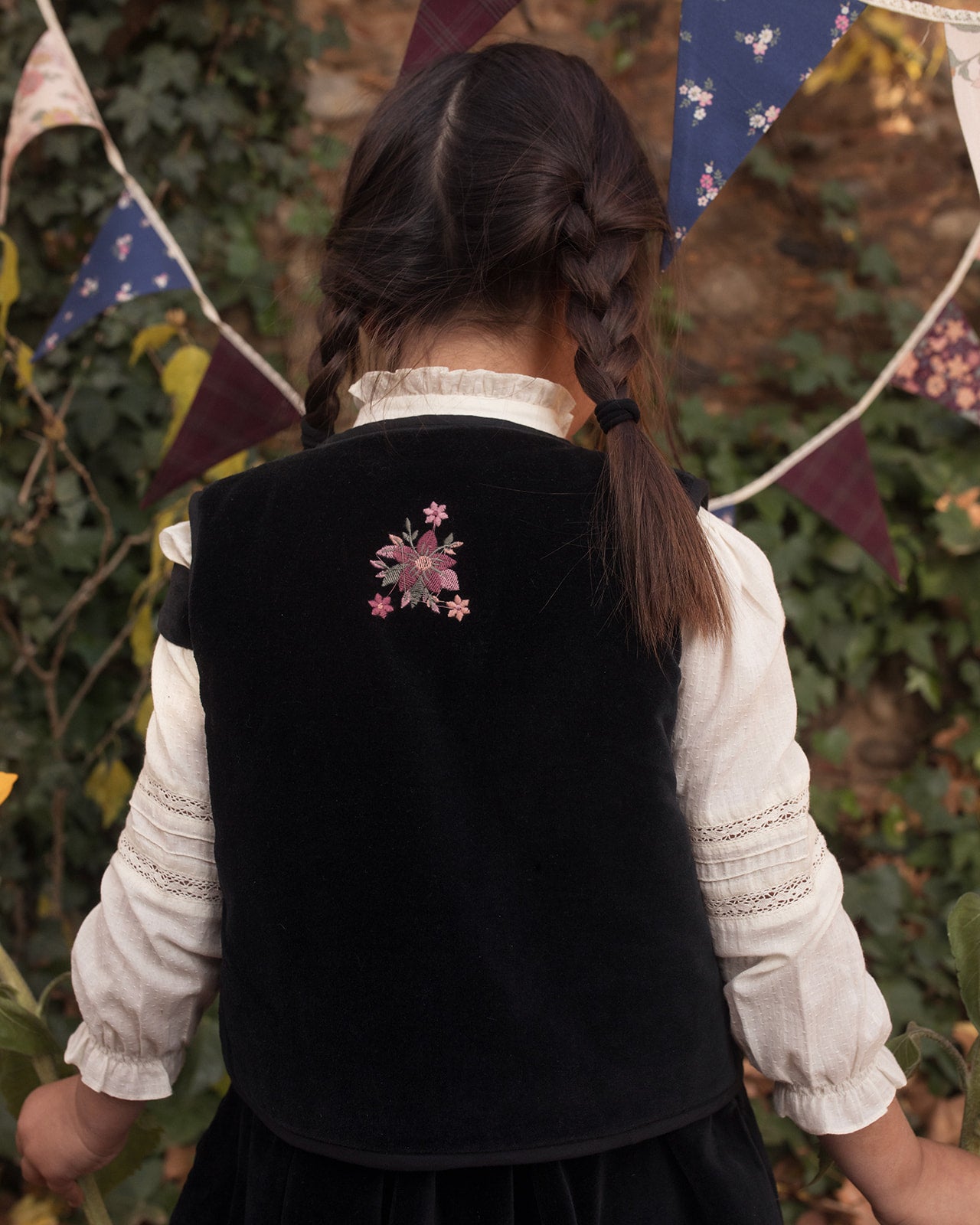 Early Sunday Lou Black Vest Jacket