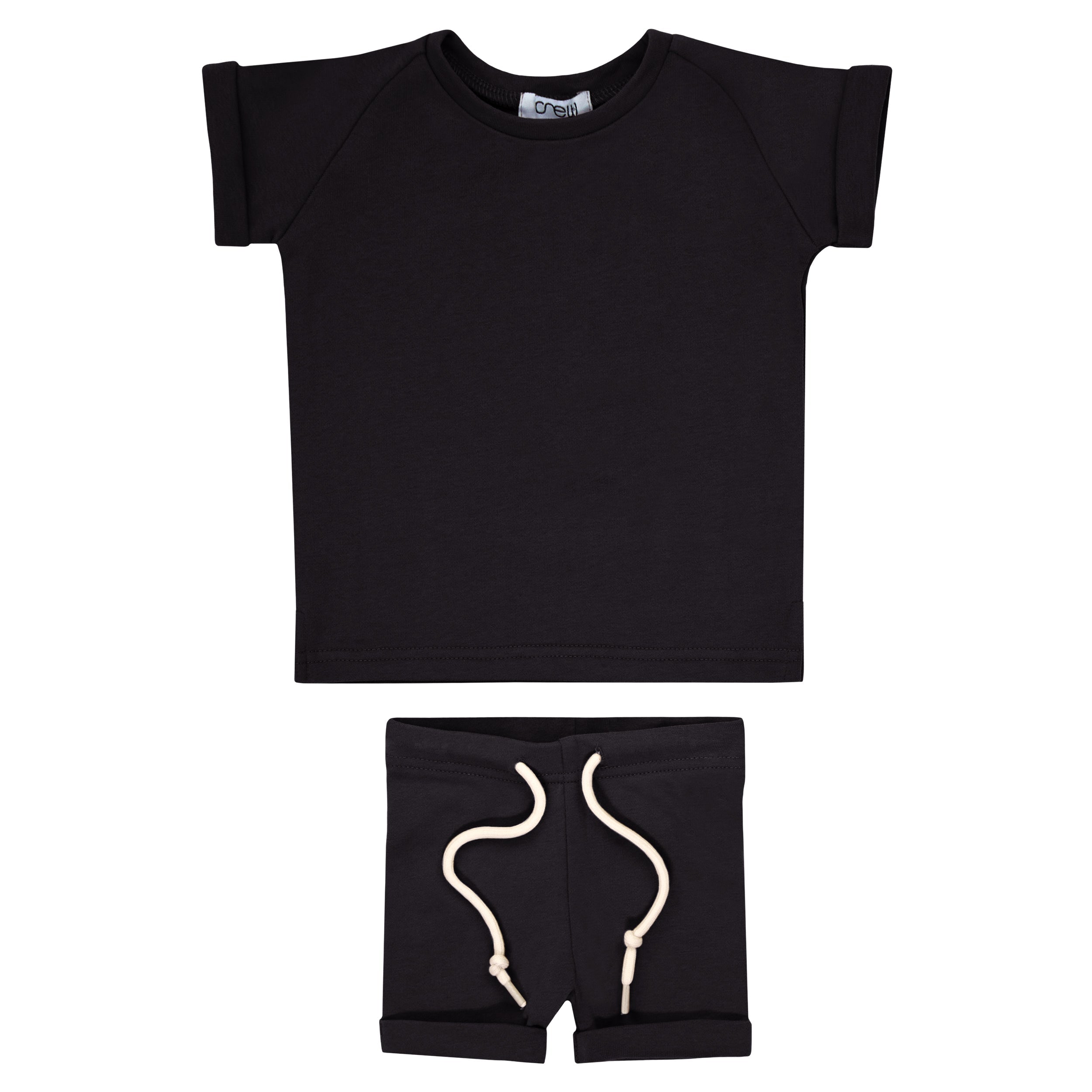 Crew Kids Black Sweat Set