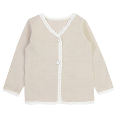 Kipp Baby Stone Scallop Edge Cardigan