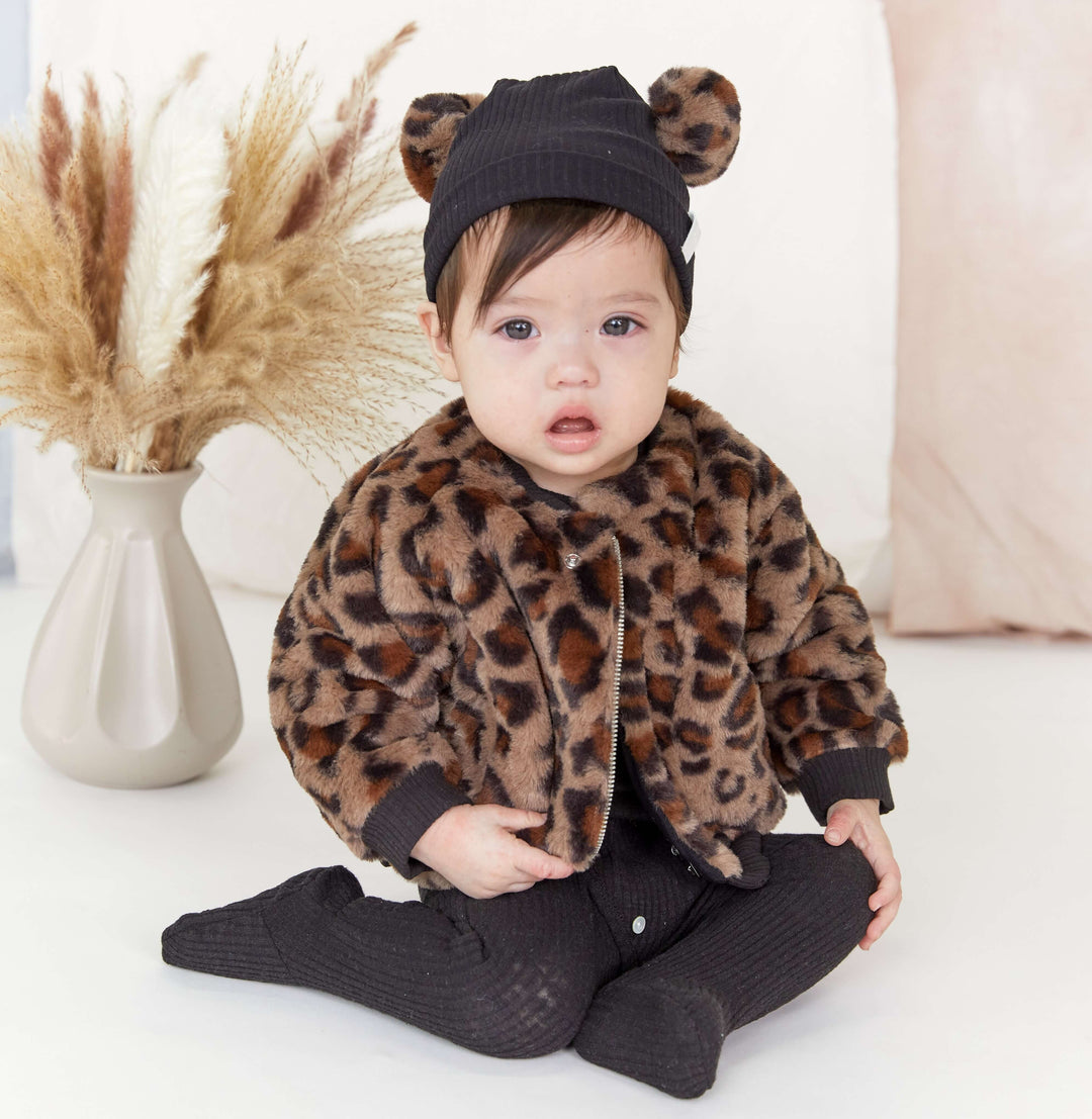 kipp leopard fur jacket