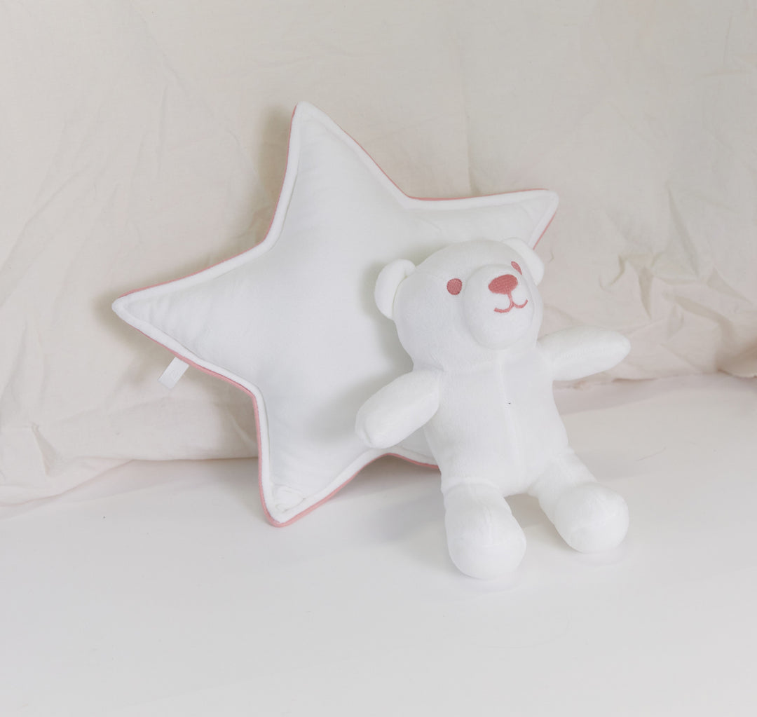 kipp baby pink velour teddy