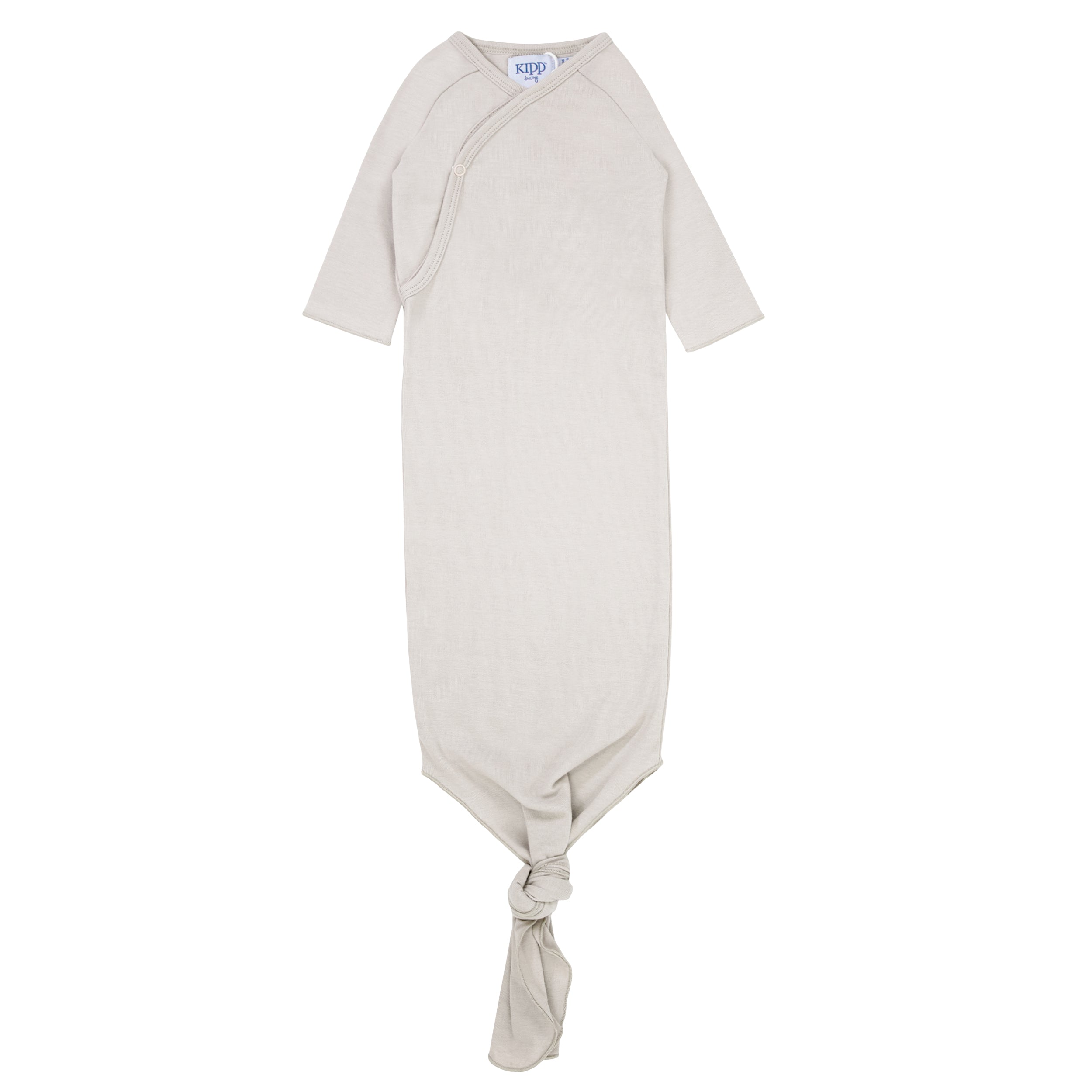 Kipp Baby Stone Cotton Knotted Gown 3 Pc Set