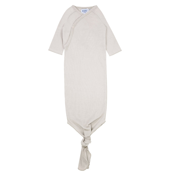 Kipp Baby Stone Cotton Knotted Gown 3 Pc Set