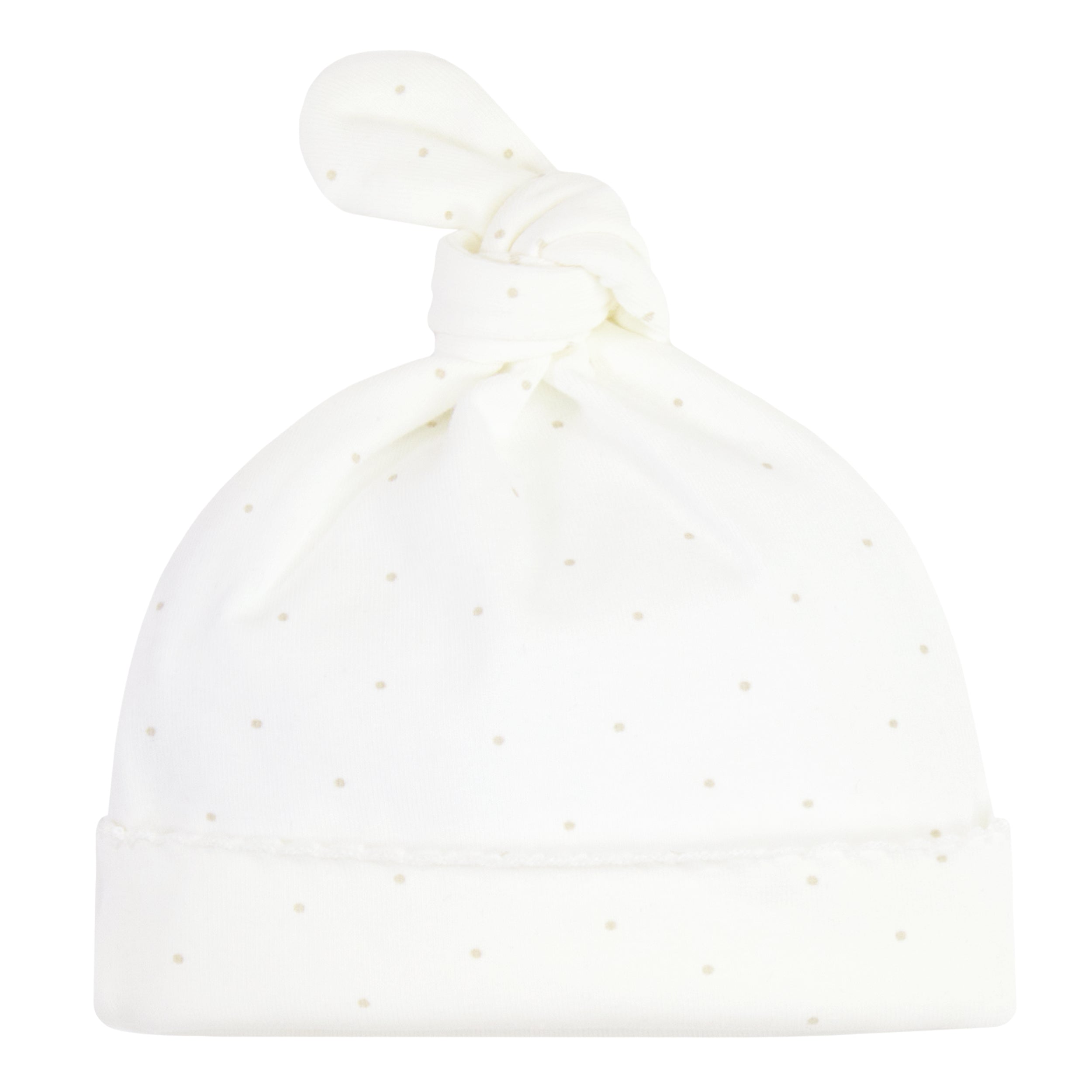 Kipp Baby White Dot Knotted Beanie