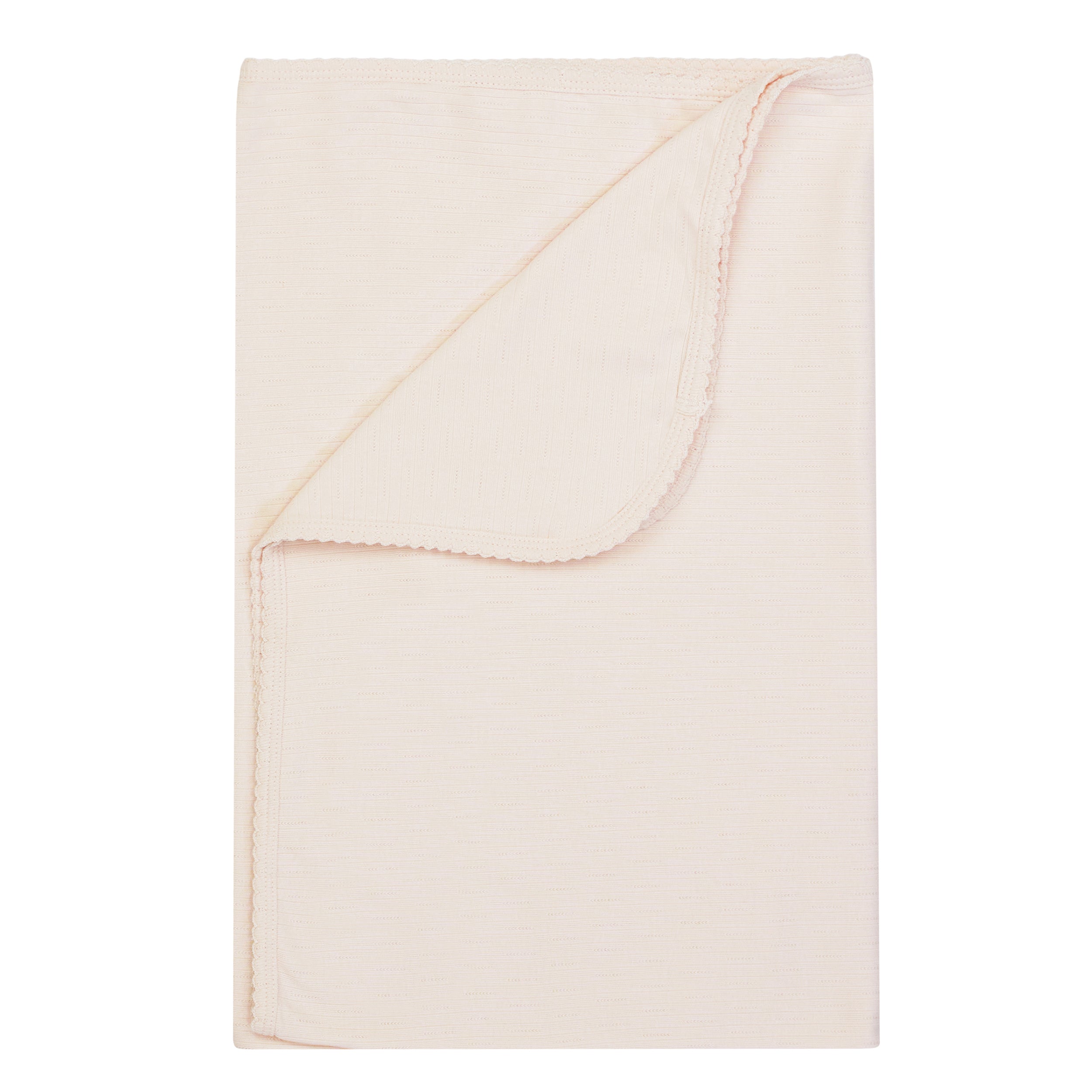 Kipp Baby Peach Twill Tape Blanket