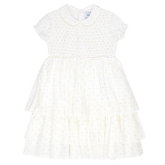Kipp Smocked Spot Dress