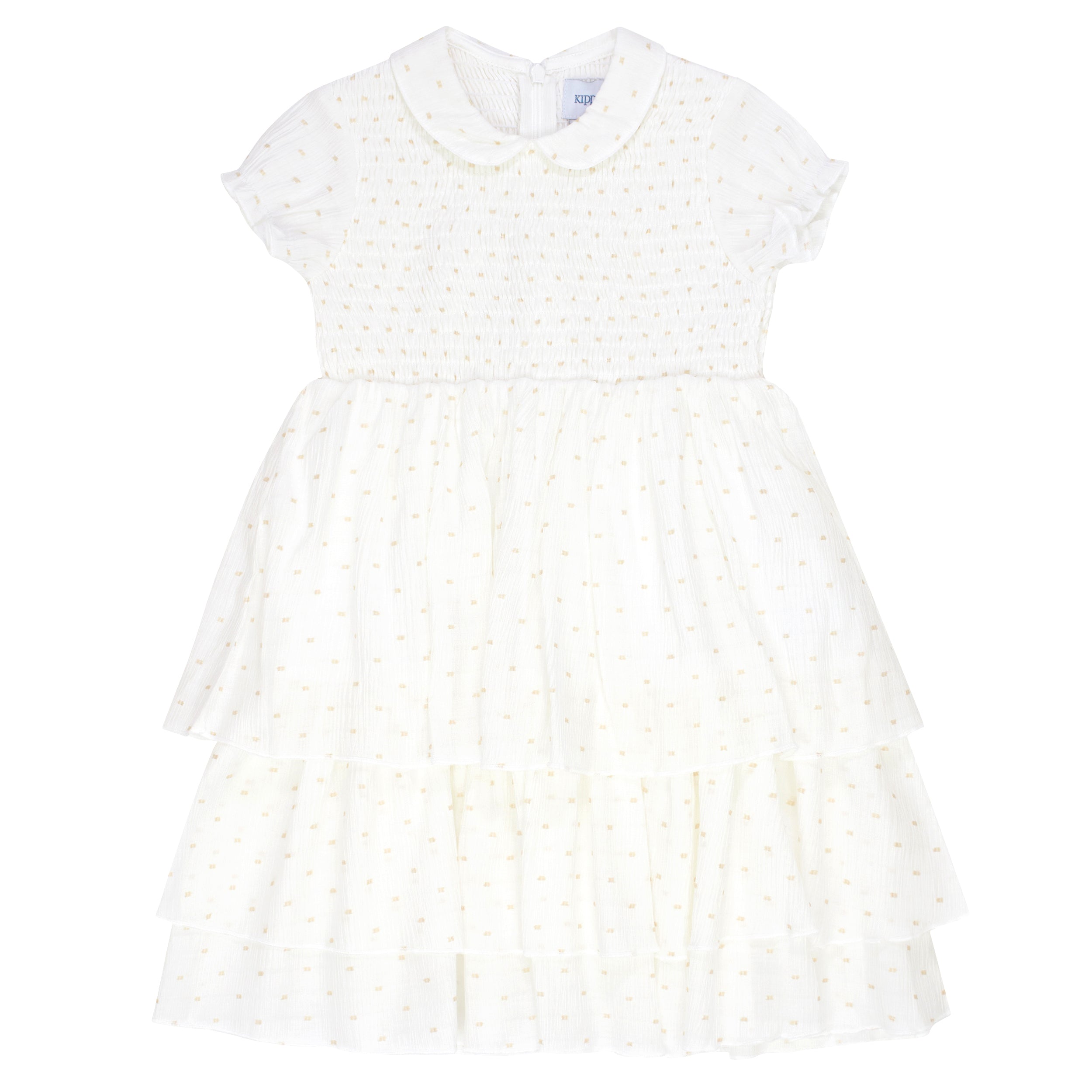 Kipp Smocked Spot Dress