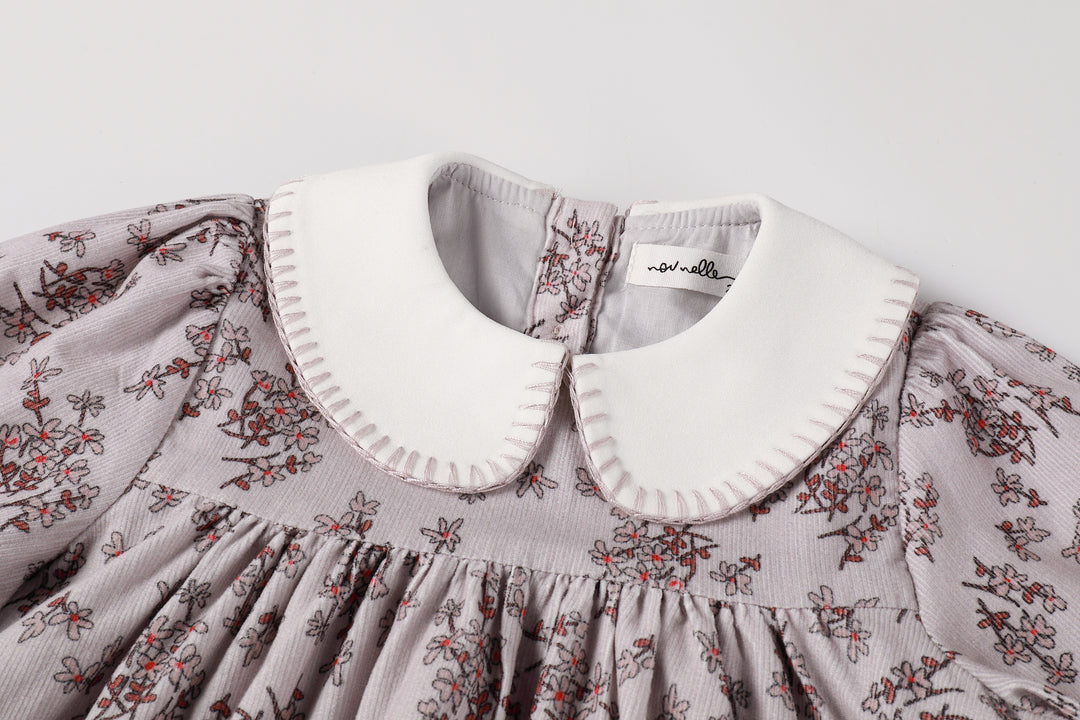 Nou Nelle Corduroy Floral Dress