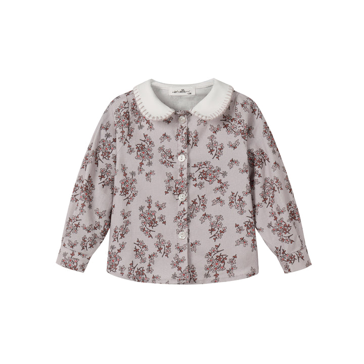Nou Nelle Corduroy Floral Shirt