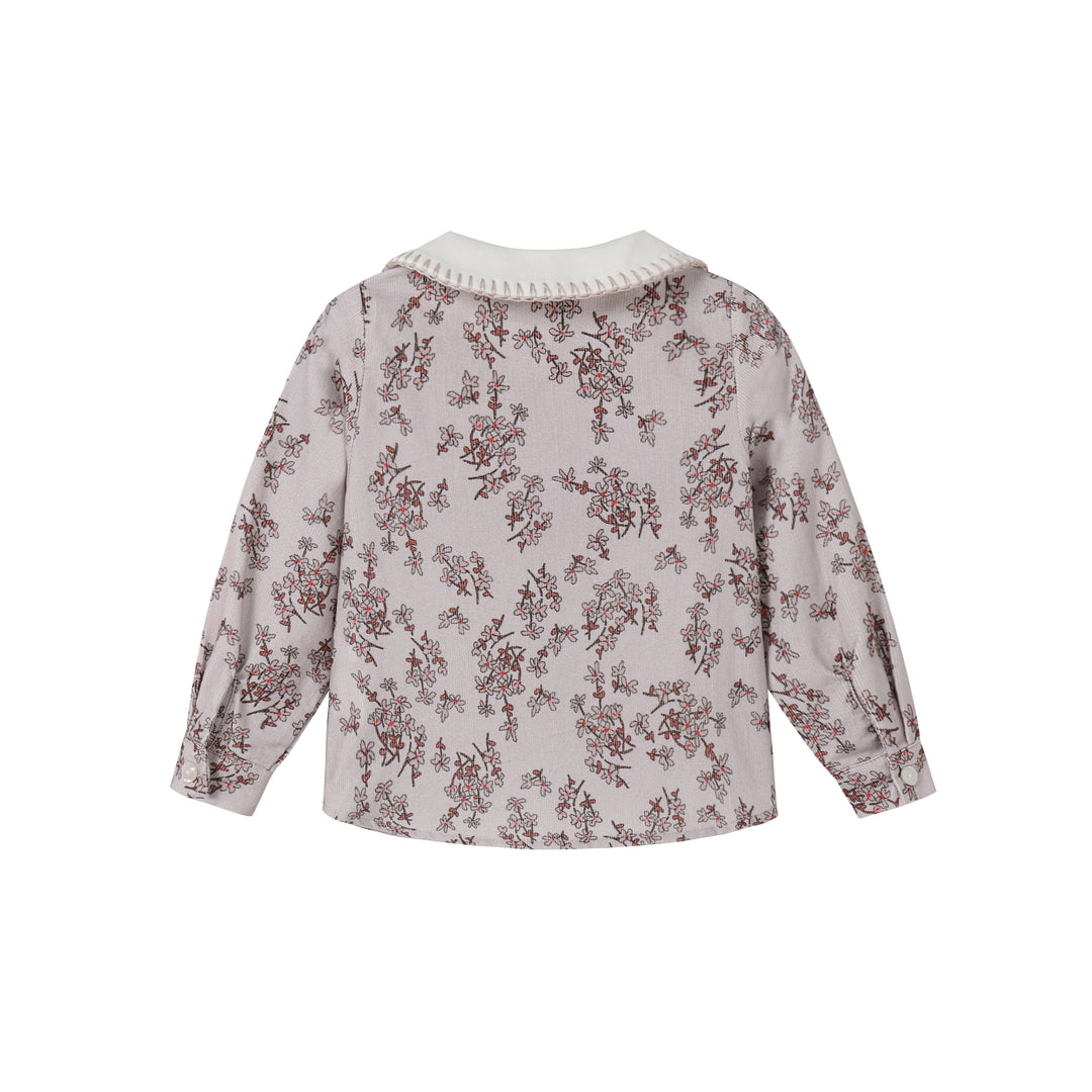 Nou Nelle Corduroy Floral Shirt