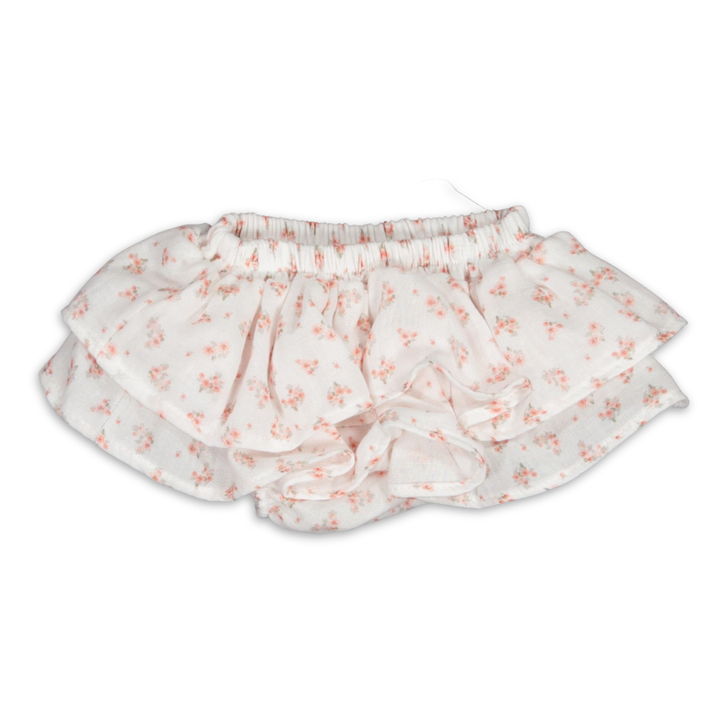 Cotton Little Things Ruffle Bloomer Soft Cotton Baby Bloomer Ruffle Trim Design
