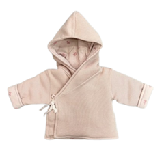 Cotton Pompom Pretty Bows Jacket Soft Cotton Kids Jacket Bow Print Design