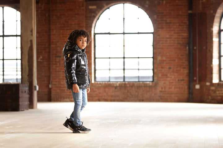 Cozy Coop Warm Winter Puffer Coat, Black