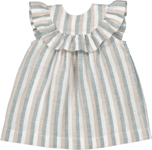 MarMar Dusty Blue Stripe Drussa Dress