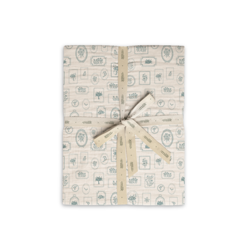 Keepsake Boys Cradle Sheets Soft Cotton Baby Cradle Bedding Set