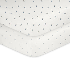 Ely's & Co 2 Pack Waterproof  Berries & Cluster Dot  Sheets