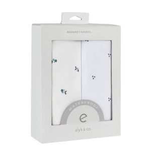 Ely's & Co 2 Pack Waterproof  Berries & Cluster Dot  Sheets