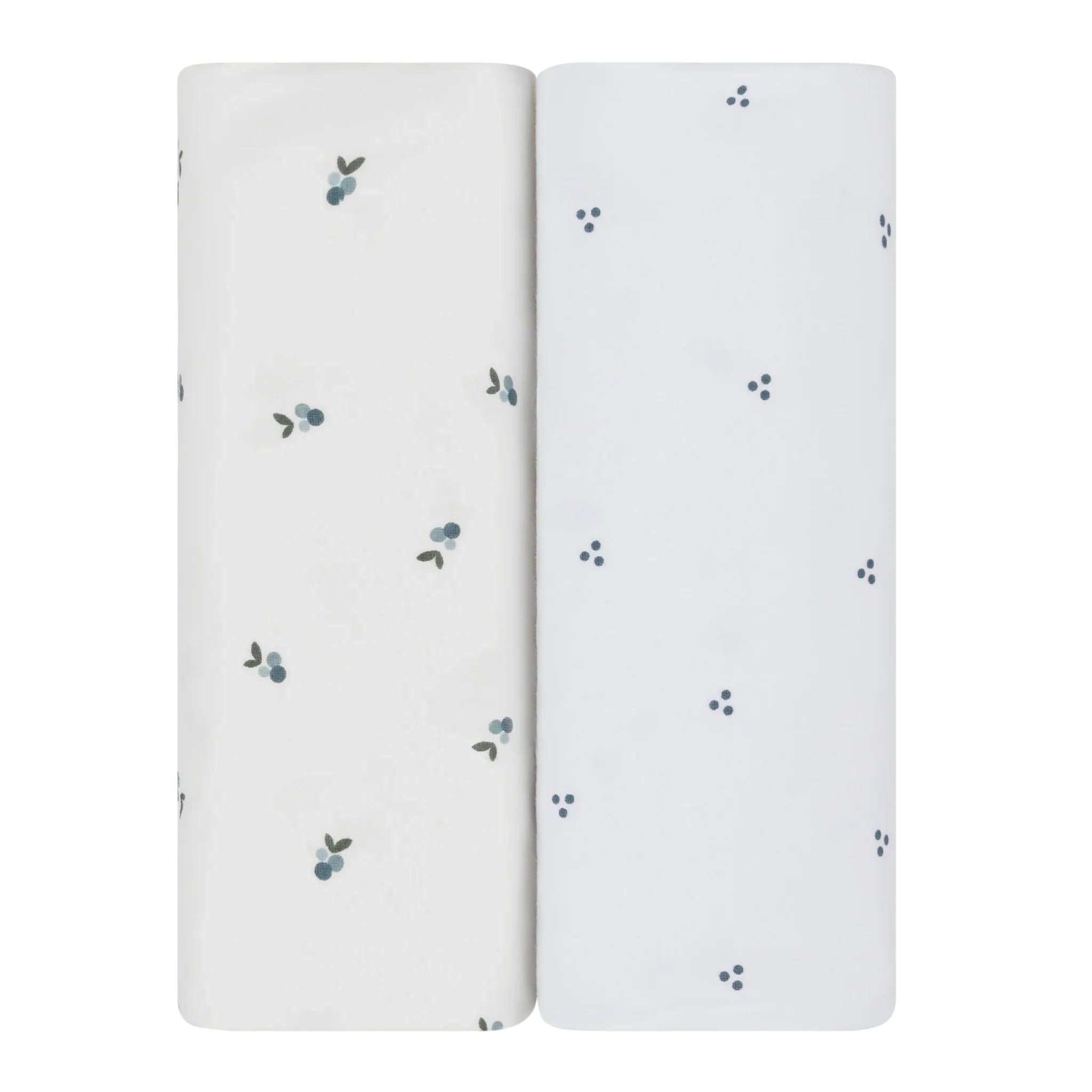 Ely's & Co 2 Pack Waterproof  Berries & Cluster Dot  Sheets