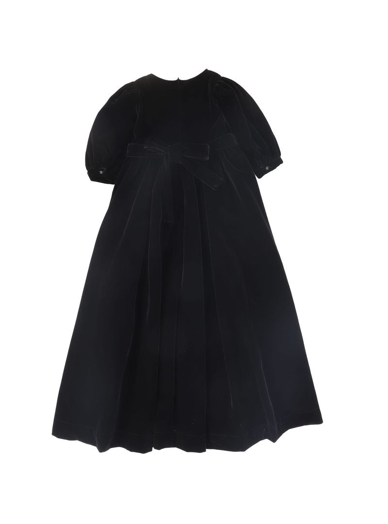 Francesca Guiliano - Velvet Embroidered Collar Gown