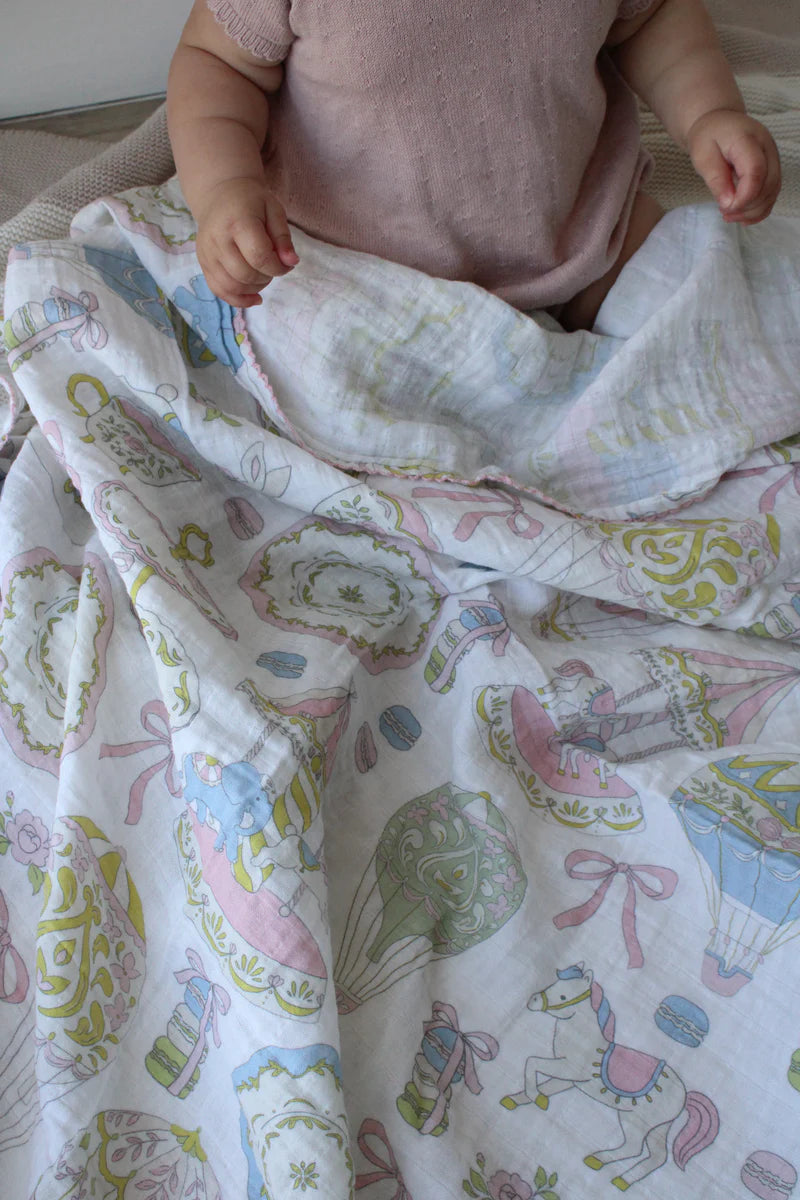 Delicate Muslin Blanket - Little Threads