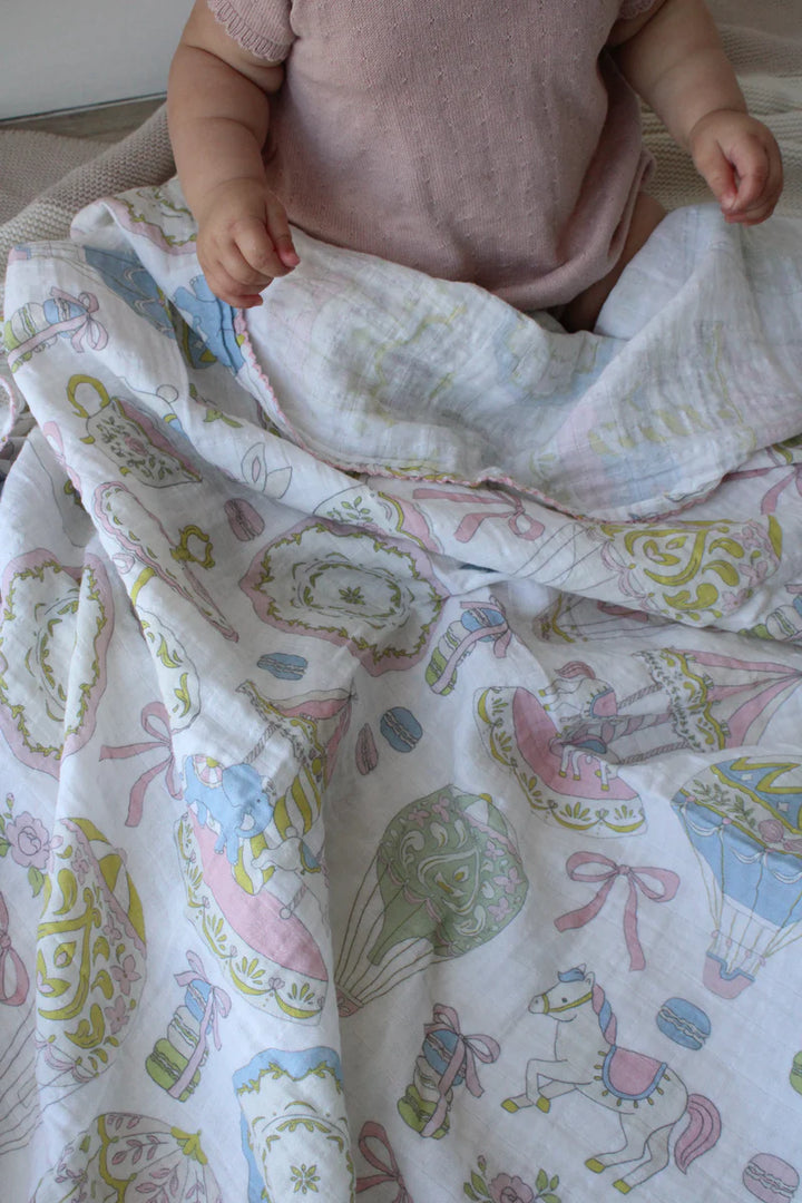 Delicate Muslin Blanket - Little Threads