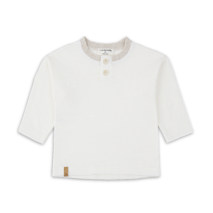 1+ in the family Long Sleeve T Shirt Soft Cotton Kids Everyday Essential Top