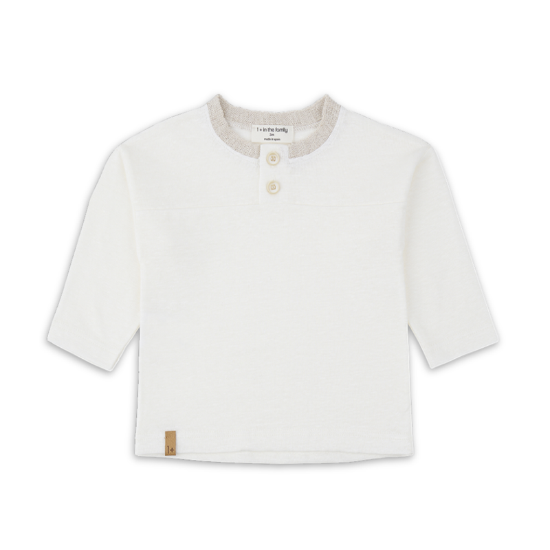 1+ in the family Long Sleeve T Shirt Soft Cotton Kids Everyday Essential Top