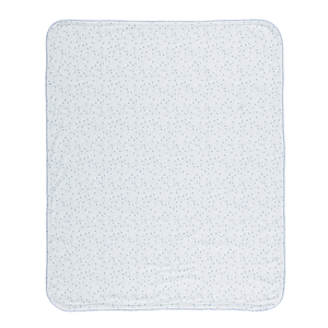Bebe Organic Iver Blue Leaves Blanket