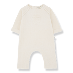 1+ in the Family Georges Ecru Jumpsuit + Hat