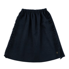 Cottier Navy Clio Skirt