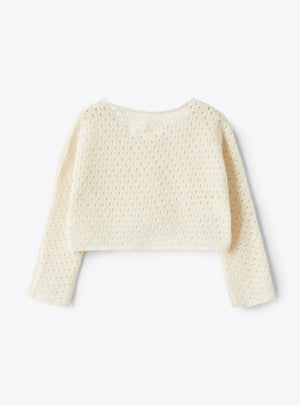 Teddy & Minou Elegant Cream Cardigan