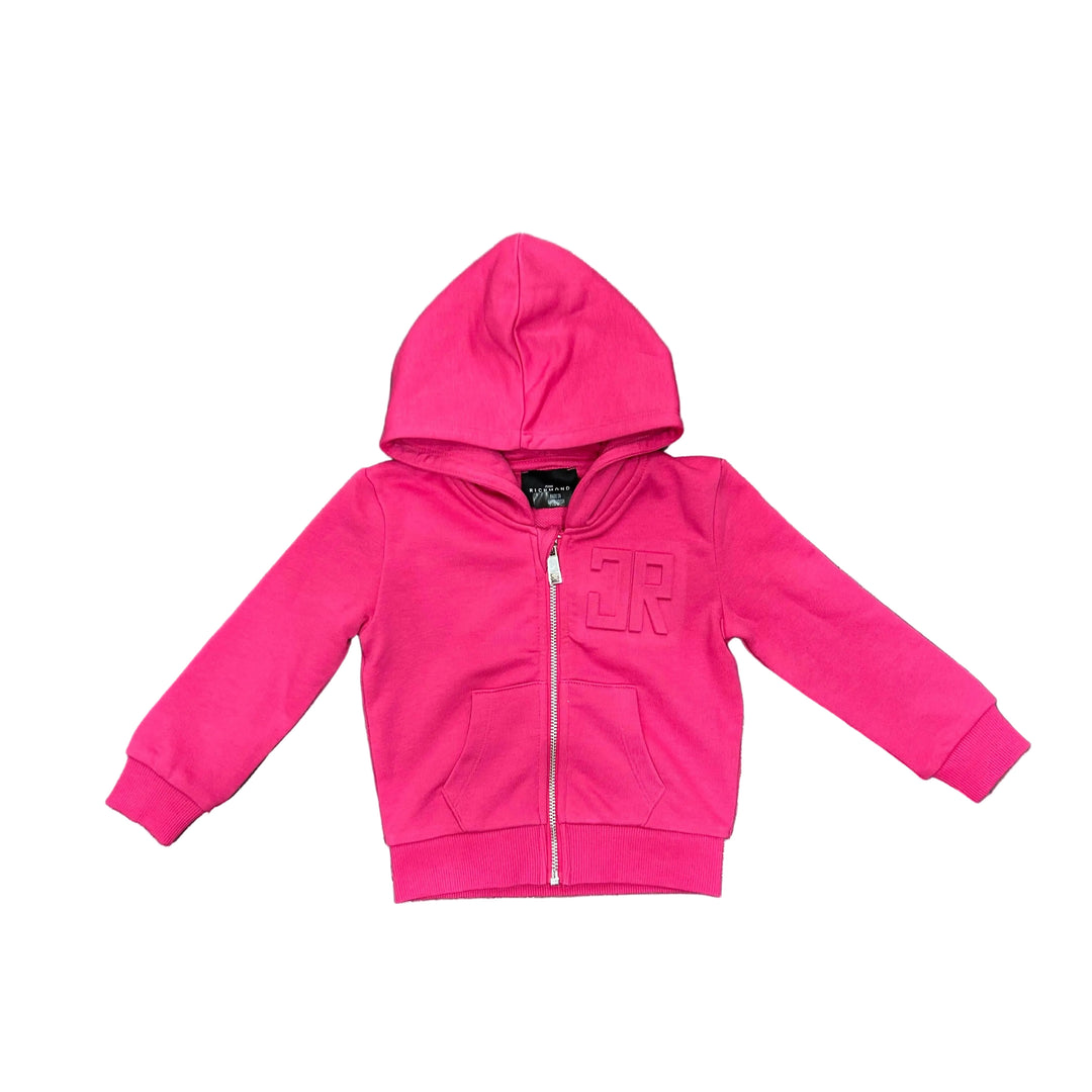 John Richmond Sweatshirt Zip Danisi Kids Zip Up Hoodie Cotton Logo Jacket