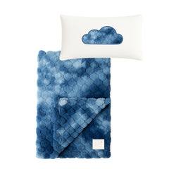 Ritz Blue Bubbly Desing Blanket