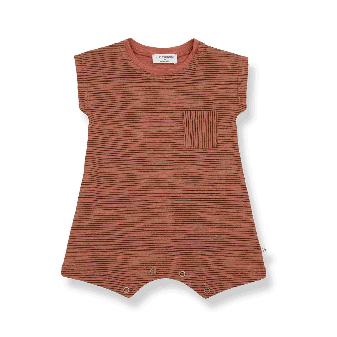 1+in the family Eric Roibos Stripped Tank Romper
