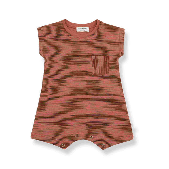 1+in the family Eric Roibos Stripped Tank Romper
