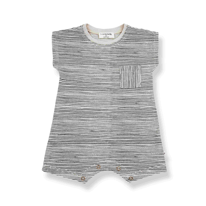 1+in the family Eric Stone Striped Tank Romper