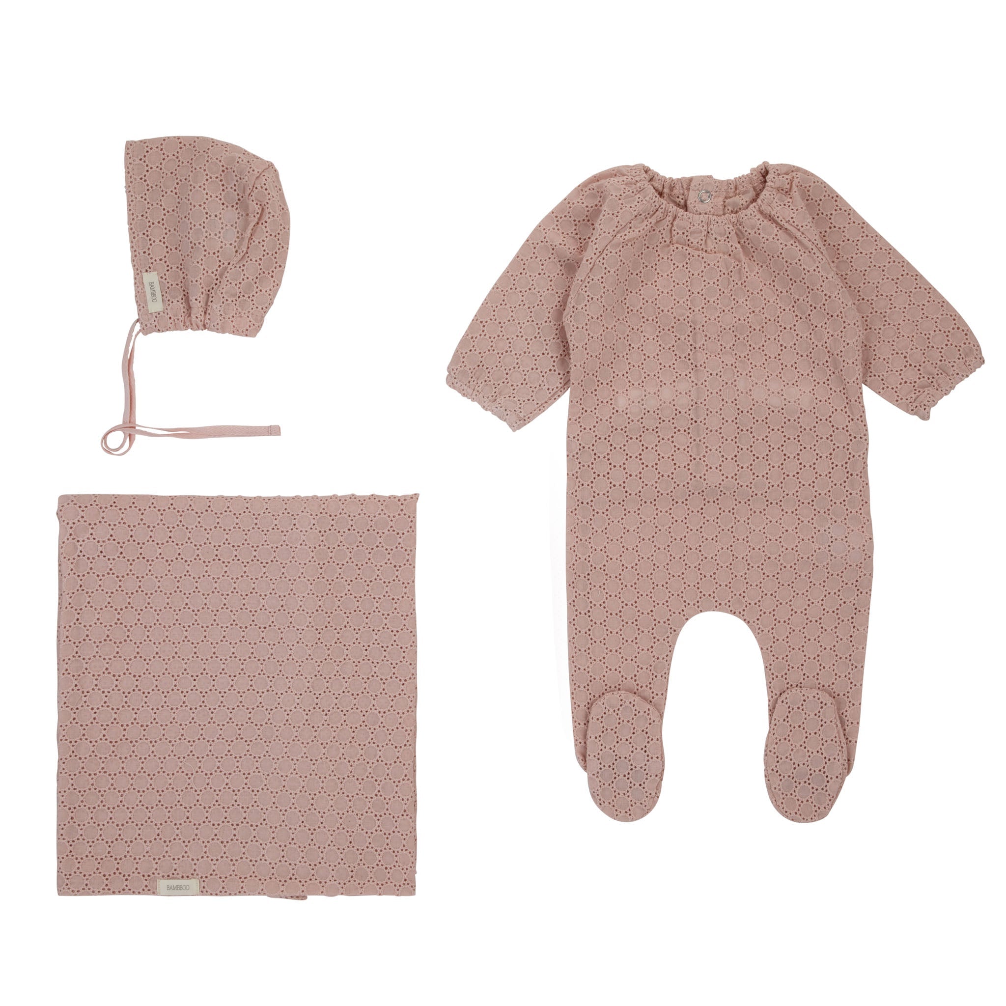 BAMBOO Eyelet collection 3 Pcs Set