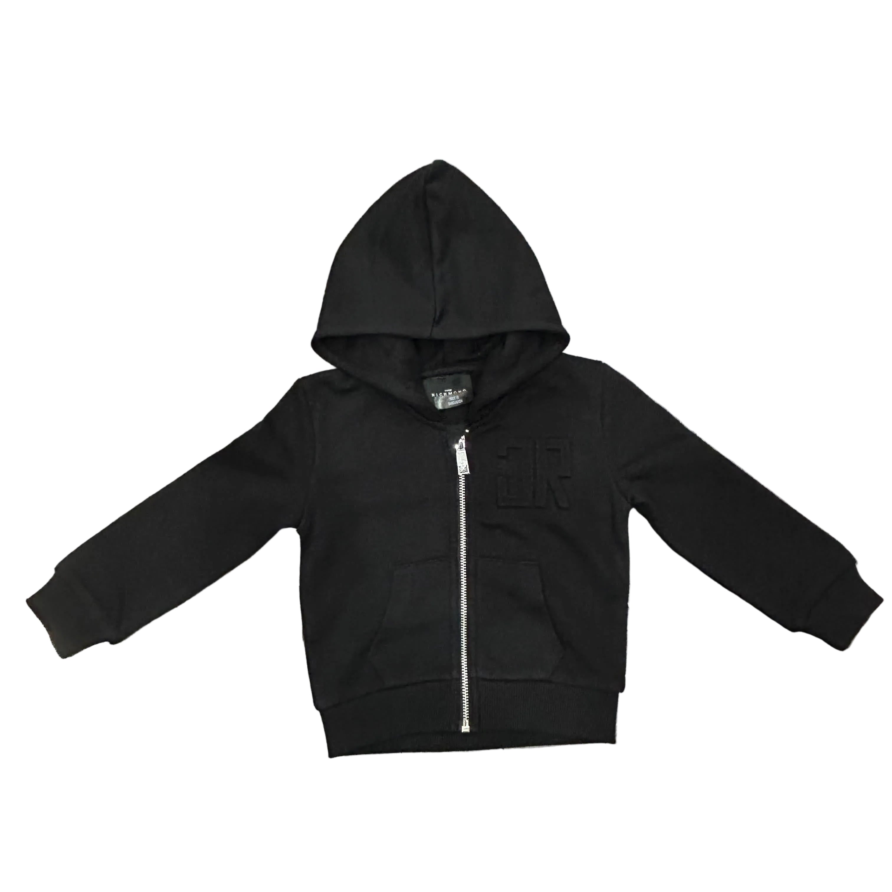 John Richmond Sweatshirt Zip Danisi Kids Zip Up Hoodie Cotton Logo Jacket