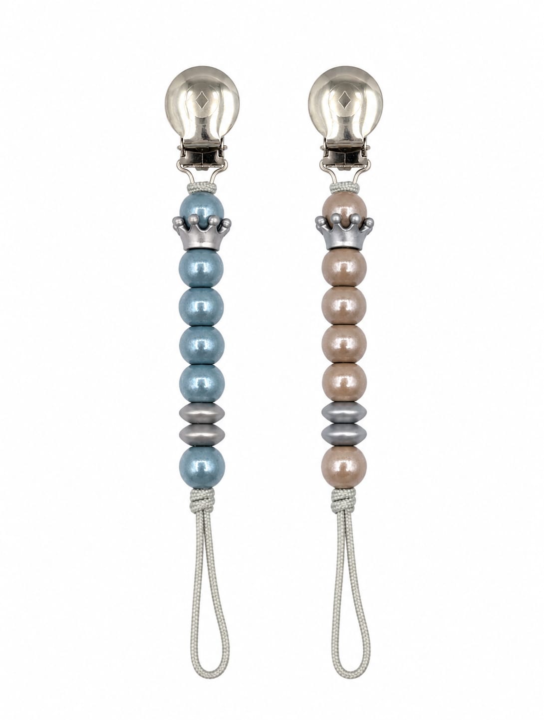 Crystal Dream Crown Pacifier Clip