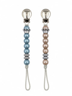Crystal Dream Crown Pacifier Clip