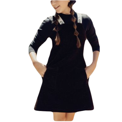 Mini NOD Black Waffle Jumper