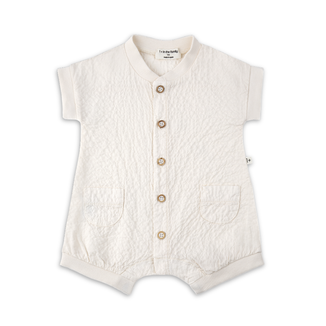 1+ in the family Filipos Overall Soft Cotton Baby Overalls Adjustable Strap Design