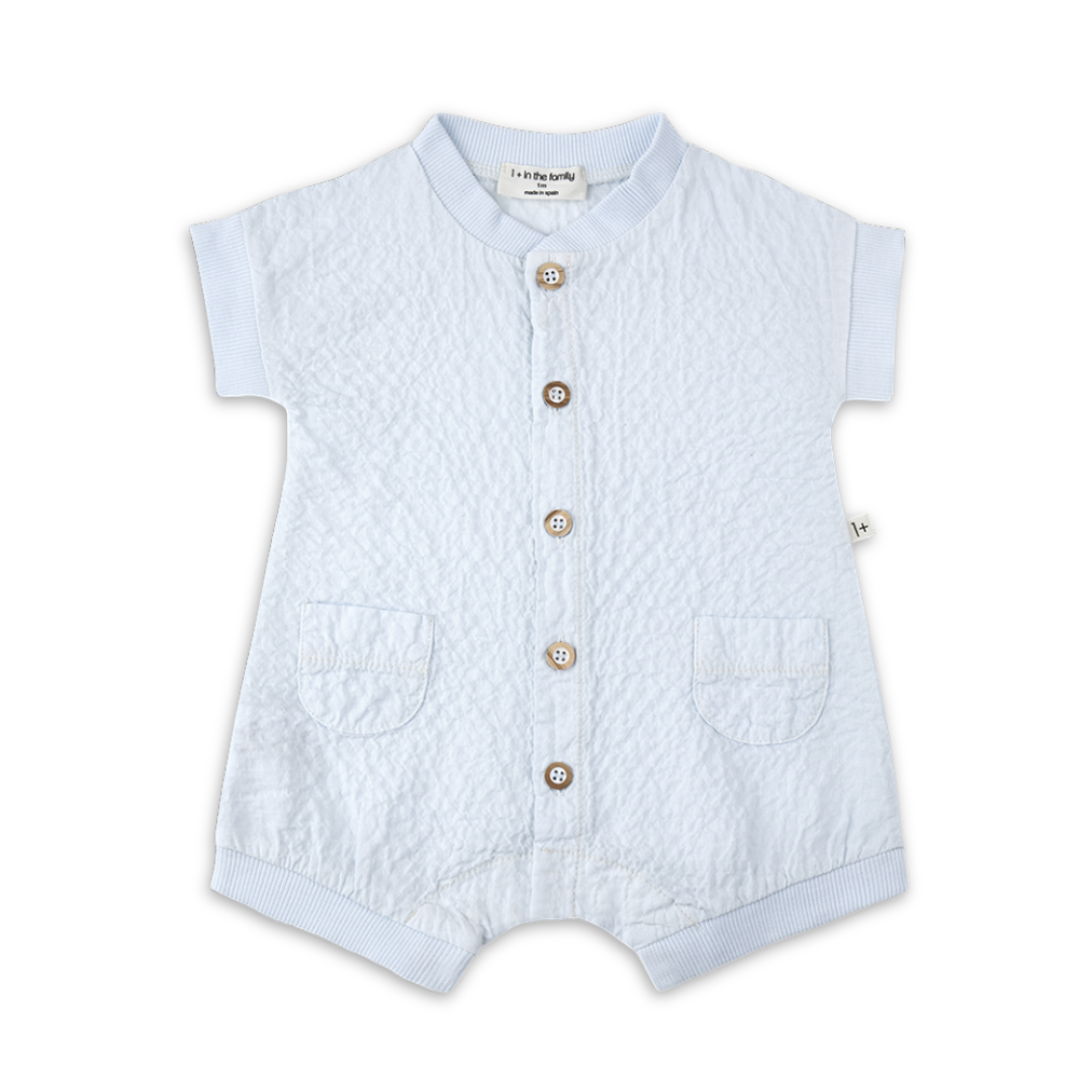 1+ in the family Filipos Overall Soft Cotton Baby Overalls Adjustable Strap Design