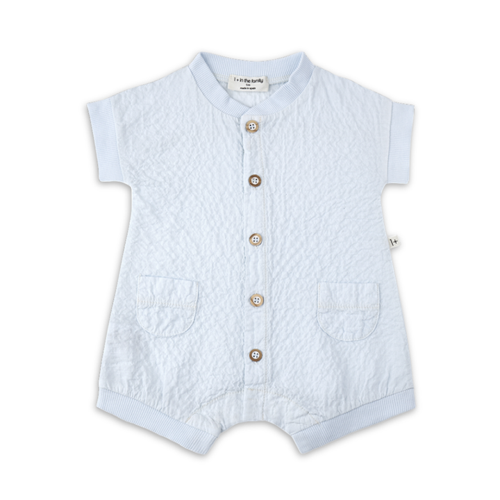 1+ in the family Filipos Overall Soft Cotton Baby Overalls Adjustable Strap Design